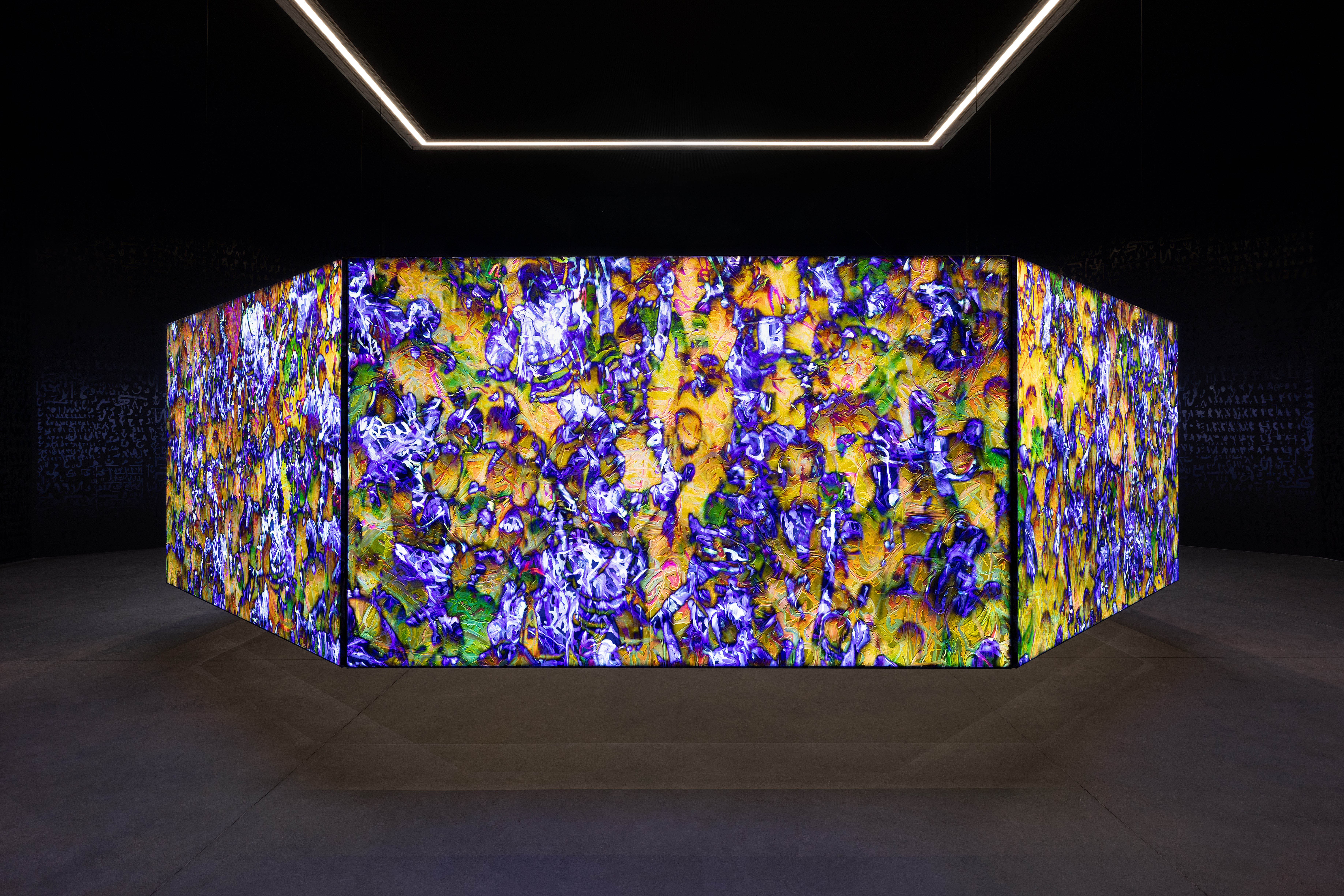 Image credit: Khaled Sabsabi, 'conference of one’s self', 2026, Australia Pavilion at La Biennale di Venezia. Photo: Andrea Rossetti. Courtesy the artist and Milani Gallery