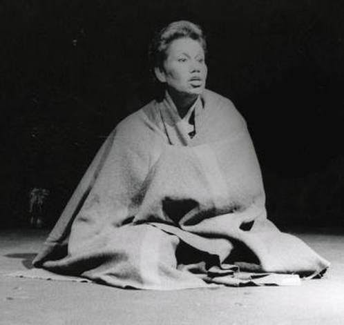 Eva Johnson performing in What Do They Call Me
