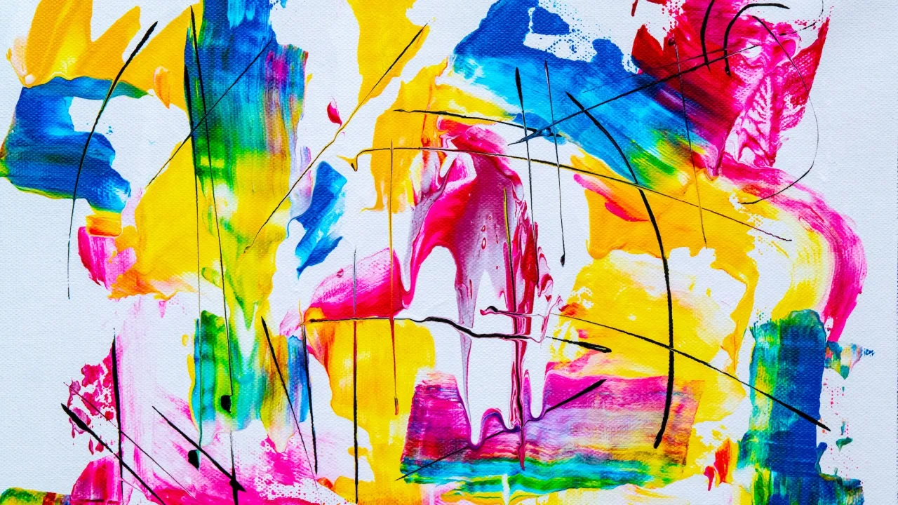 colourful paint