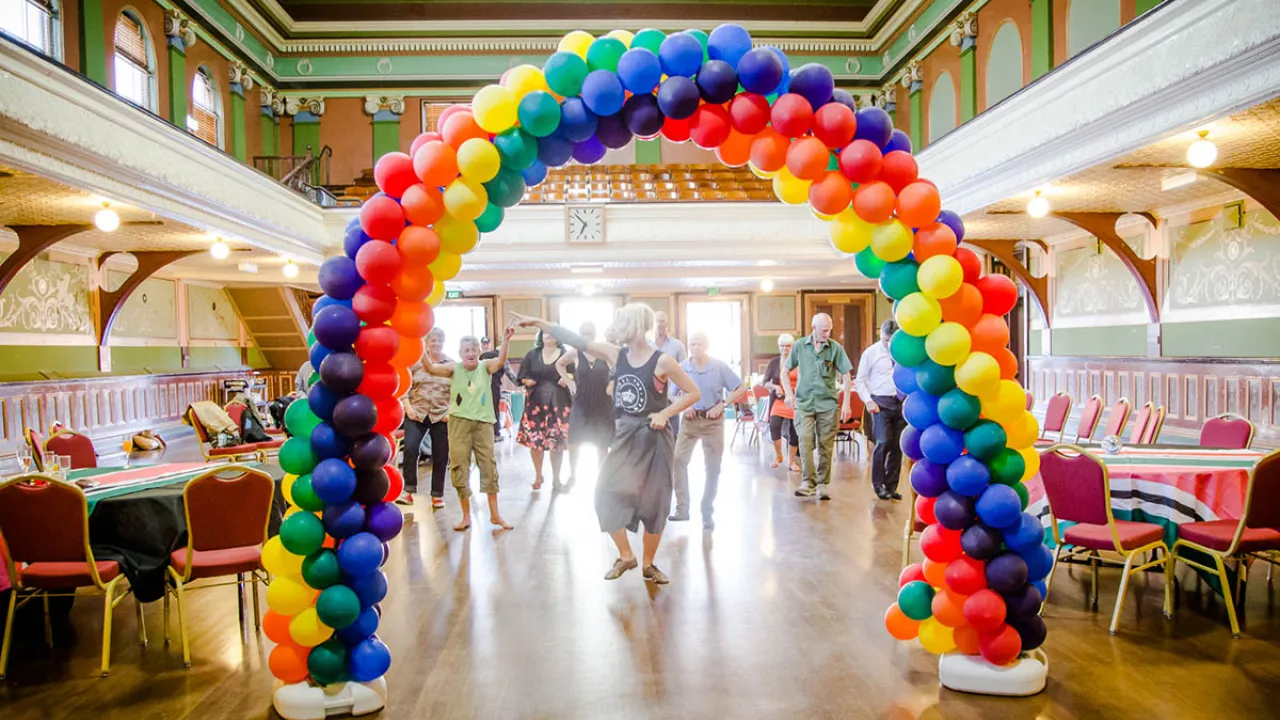 LGBTI+ Elders Dance Club by All The Queens Men. Photo by Bryony Jackson