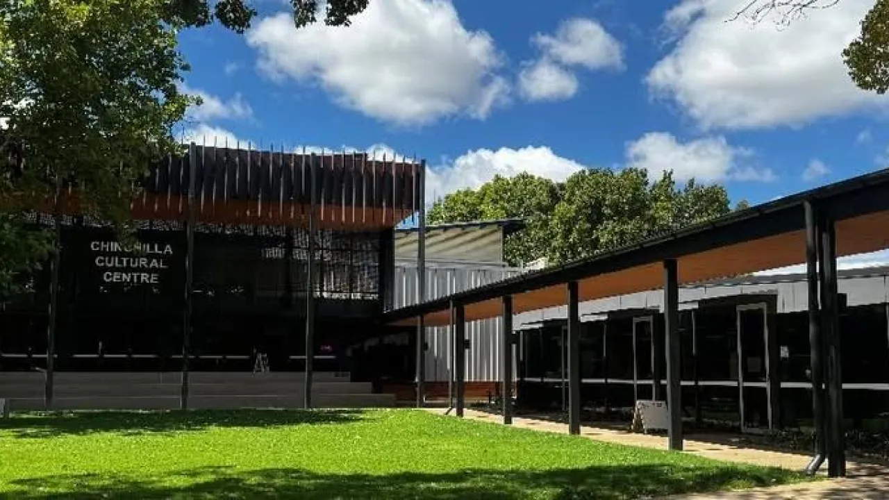 Photograph of the Chinchilla Cultural Centre, home to the Lapunyah Art Gallery