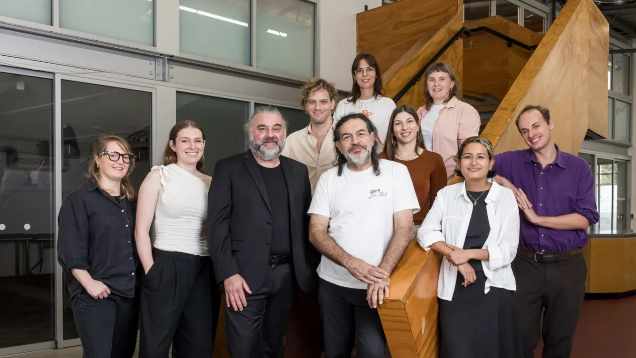 L to R: Natalie O’Connor, Lucy Wilson, Michael Dagostino, Jordan Azcune, Khaled Sabsabi, Charlie Komšić, Lisa Fuller, Gala Jane, Nur Aishah Abdullah Farid Kenton, Joshua Purvis.