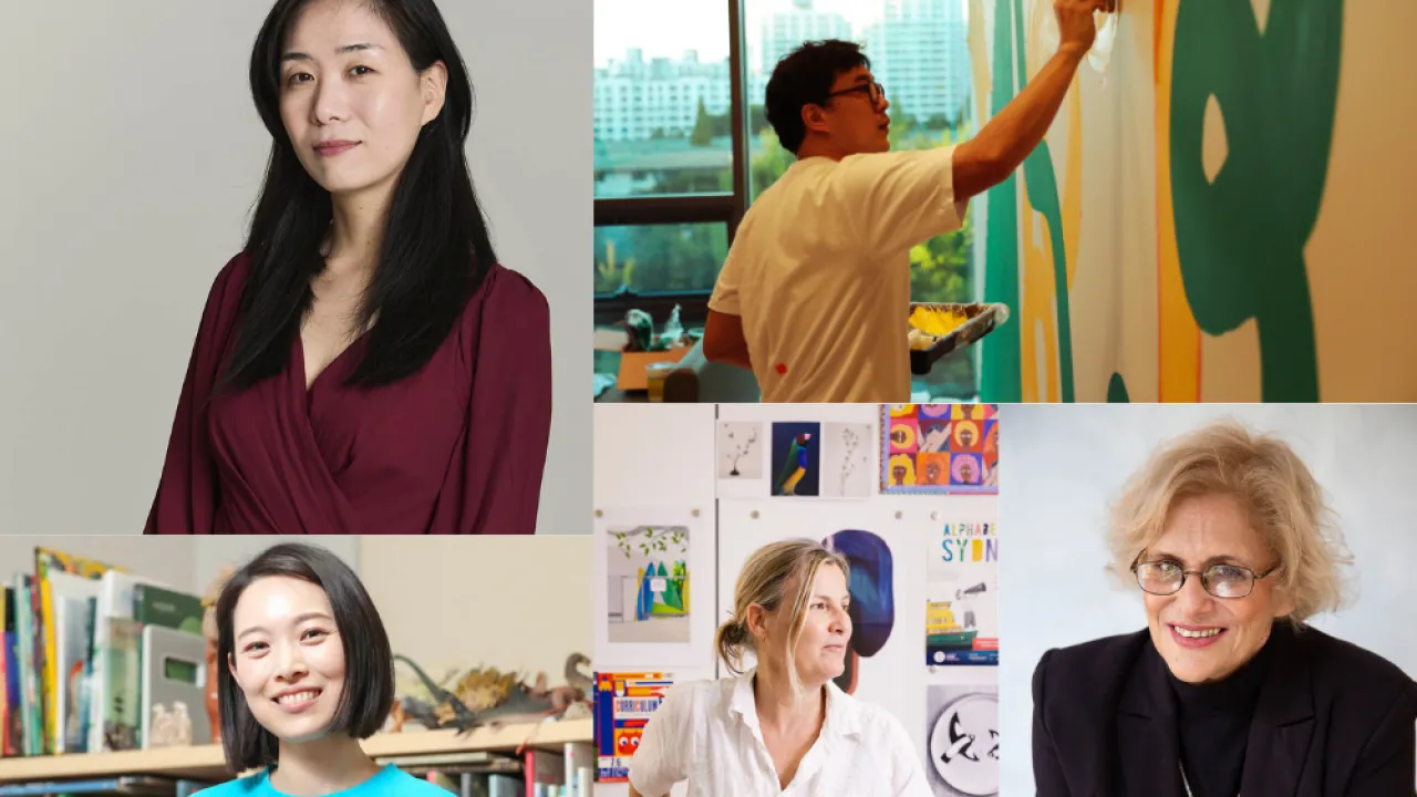 Headshots of the speakers