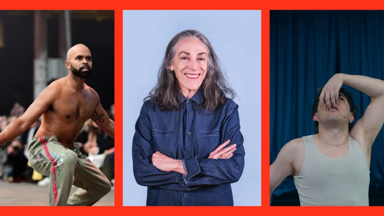 2026 PIECES artists Luke Currie-Richardson, Helen Herbertson and Martin Hansen, pictured in individual portraits.