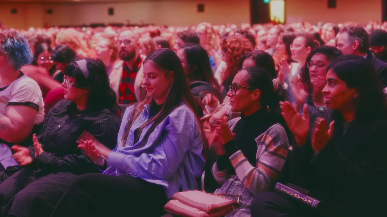 Audience members at MWF event, 2026.