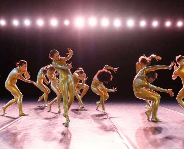 Dancers onstage