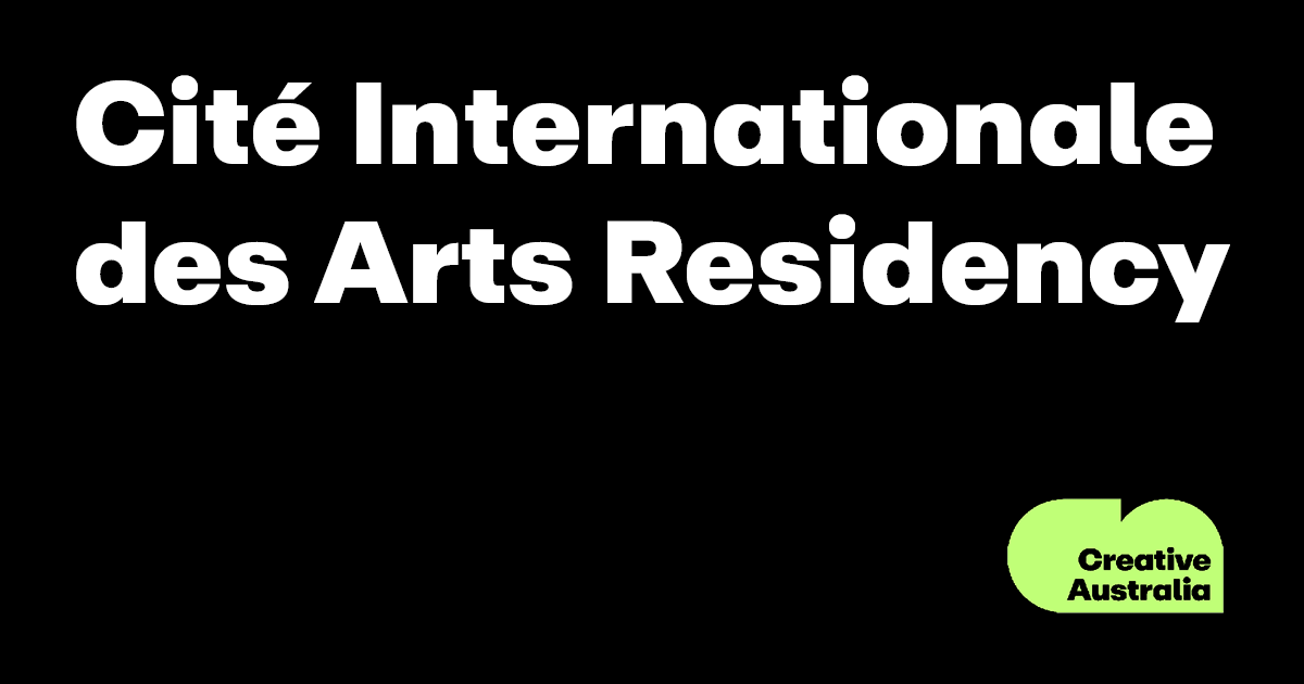 Cité Internationale des Arts Residency